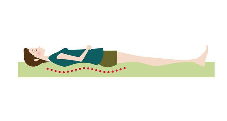 腰痛対策マットレスは、素材よりも寝姿勢を考える