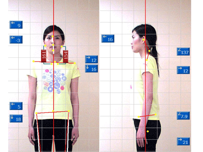 オーダーメイド枕 マットレスのオーダーメイド 大阪 睡眠改善研究室の「頸椎モデル」測定機